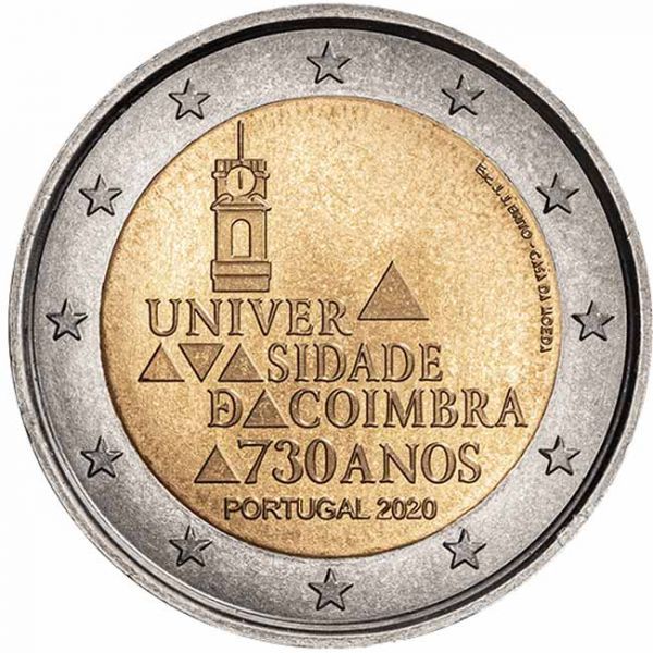 2 Euro CuNi Universita Coimbra
