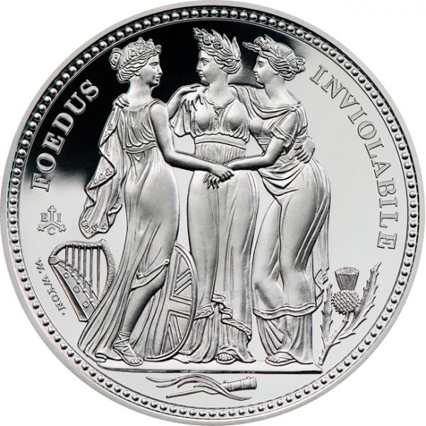 5 libra Stříbrná mince Tři grácie