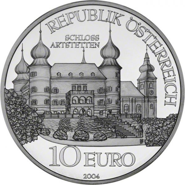 Zámek Artstetten, stříbrná mince 