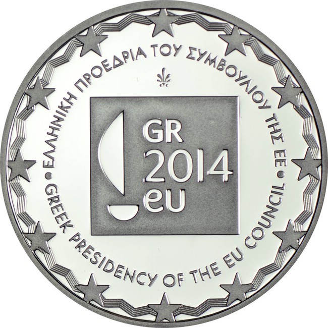 10 Euro Stříbrná mince Předsednictví EU PP