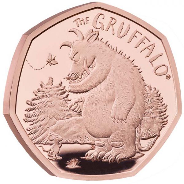 0,5 Pfund Zlatá mince -20 let  Grüffelo PP