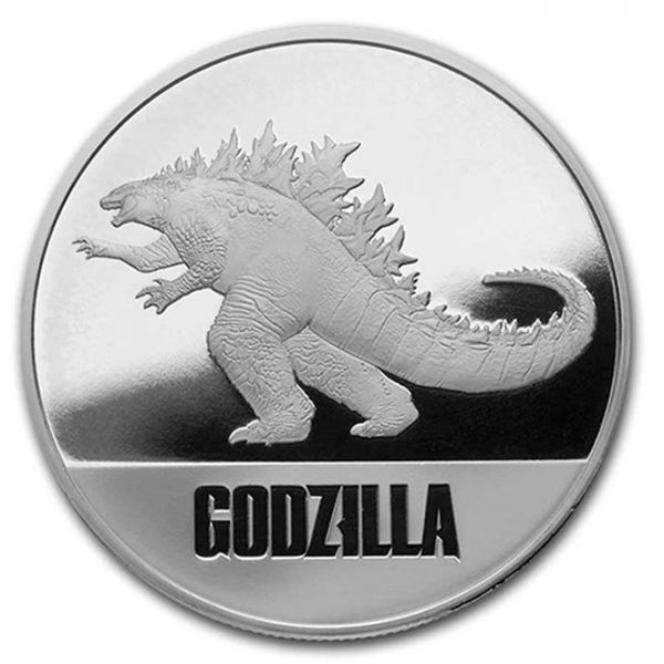 Godzilla 1 Oz Stříbro PP