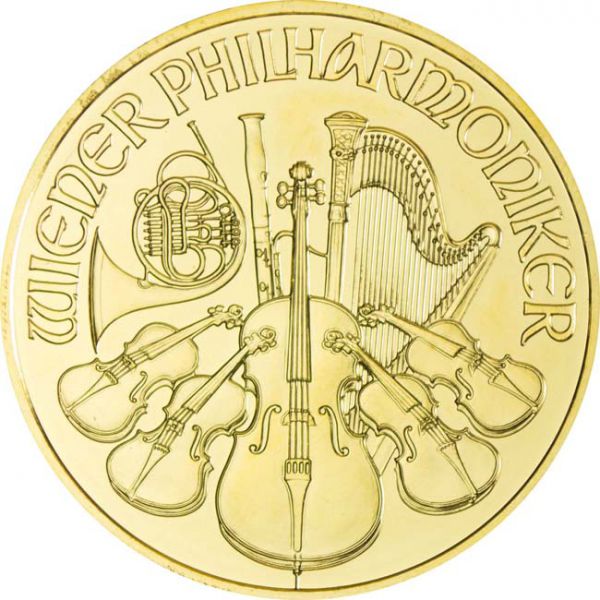 Vídeňští filharmonici 1 unce zlata 2011