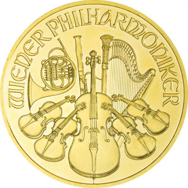 Vídeňští filharmonici 1 unce zlata 2013