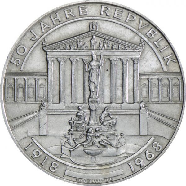 50 Schilling I. Form Silber