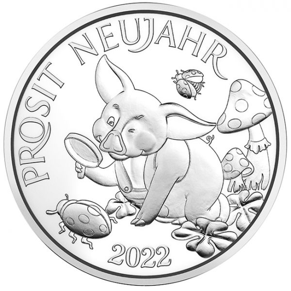 Šťastná žeton 2022, stříbrná mince