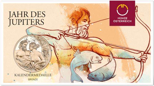 Bronzová mince Kalendářní medaile 2022