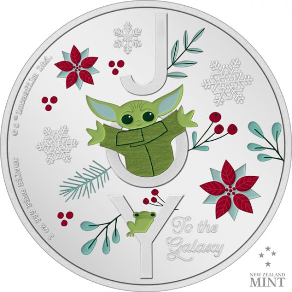 Vánoční pozdravy 2021 - Star Wars, 1 oz stříbra
