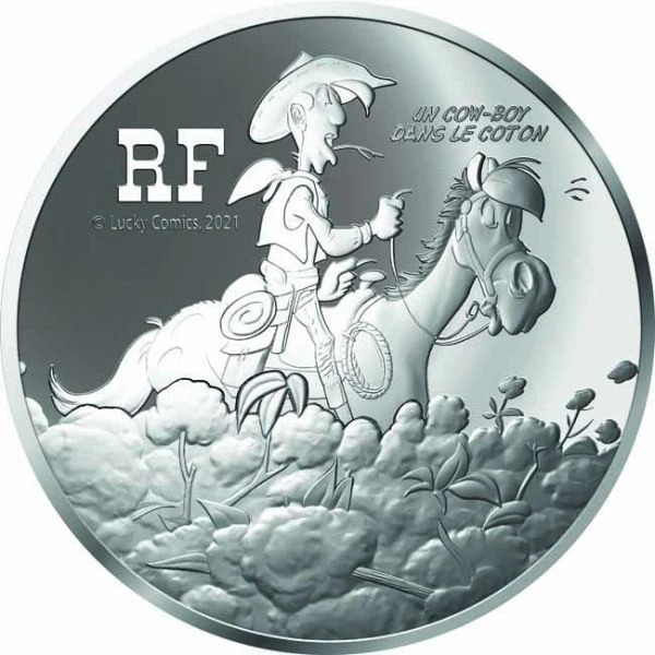 10 Euro stříbrná mince Šťastný Luke