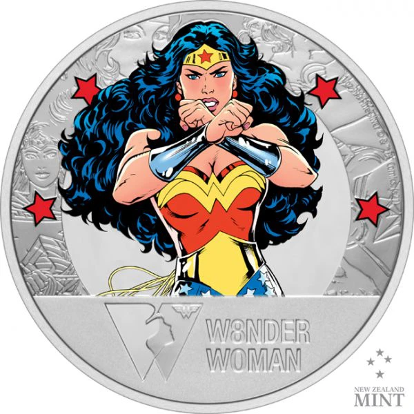 80 let Wonder Woman 1 unce stříbra