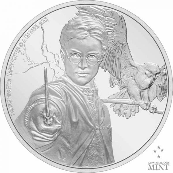 2 dolar Stříbrná mince Harry Potter
