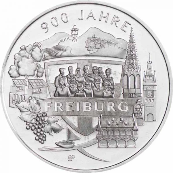 900 let Freiburgu, 16 g stříbra
