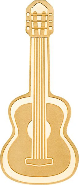 Kytara ve zlatě