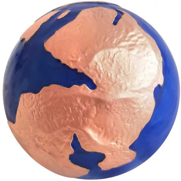 Modrý mramor:  Pangea - Superkontinent 3 oz stříbro