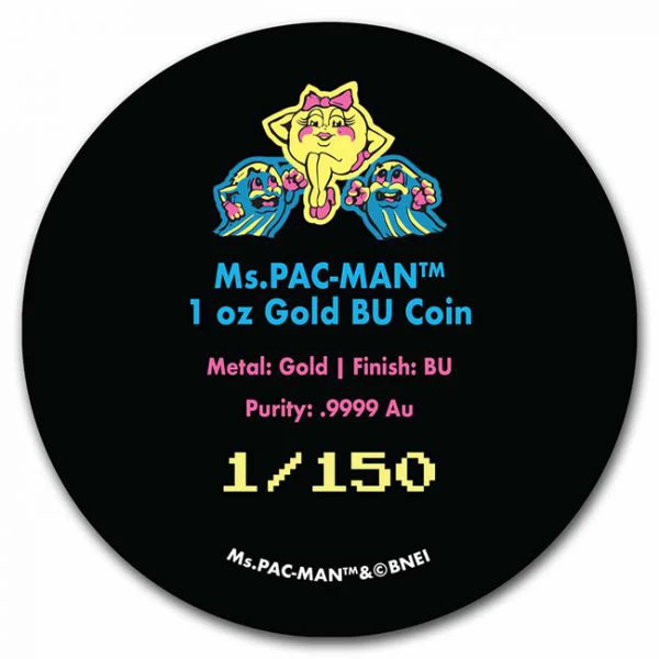 40 let paní Pac-Man - 1 unce zlata