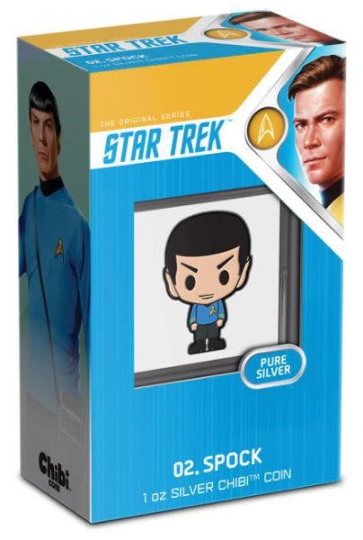 Chibi: Spock 1 unce stříbra