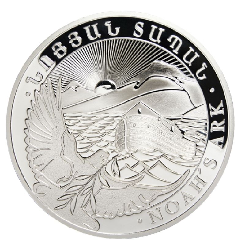 Stříbrná mince Noemova archa 1/2 Oz, 2024