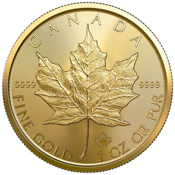 Gold coin Maple Leaf 1 Ounce various years