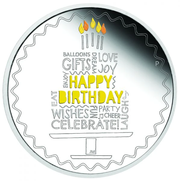 Happy Birthday! 1 Unze Silber