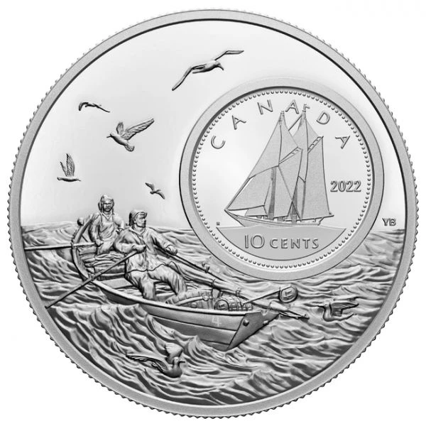 Stříbrná mince Bluenose  5 oz