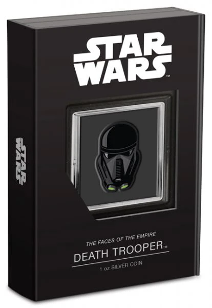 Gesichter des Imperiums: Death Trooper - 1 Unze Silber / Farbig
