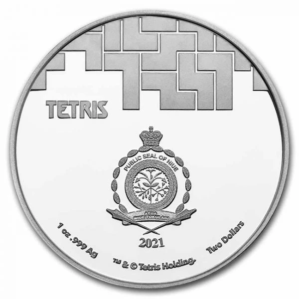 Tetris 1 Oz Stříbro PP
