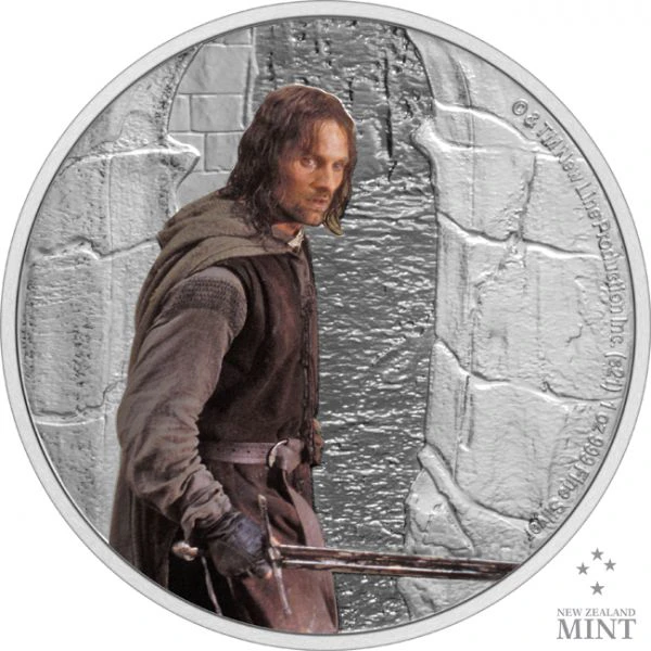Pán prstenů - Aragorn, 1 oz stříbra