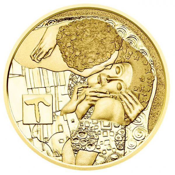 50 Euro Zlatá mince Polibek PP