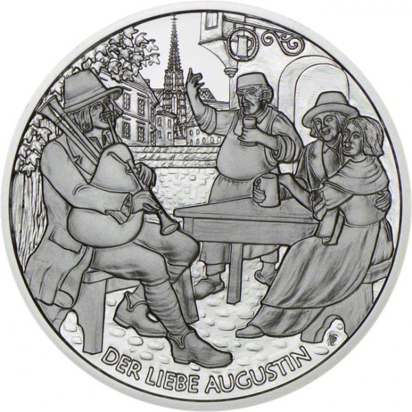 10 Euro Stříbrná mince Láska Augustin PP