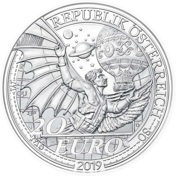 20 Euro Stříbrná mince Sen o létání