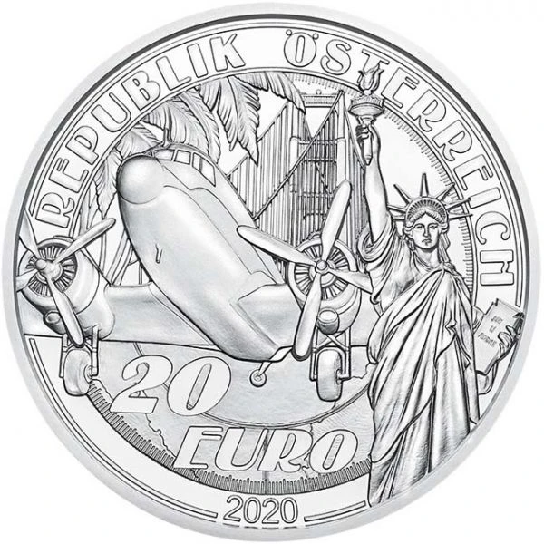 20 Euro Stříbrná mince Cestujte nad mraky