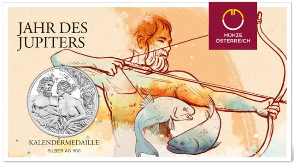 Stříbrná mince Kalendářní medaile 2022 