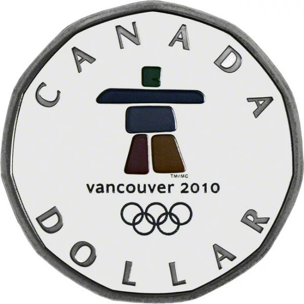 1 dolar Stříbrná mince Lucky Loonie - Vancouver
