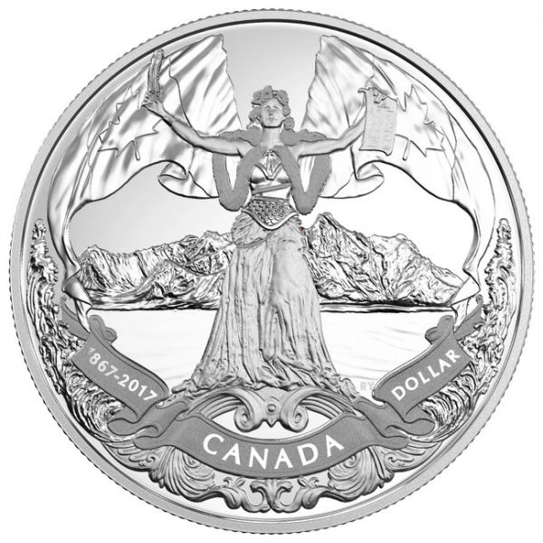 1 dolar Stříbrná mince 2017 Proof Dollar
