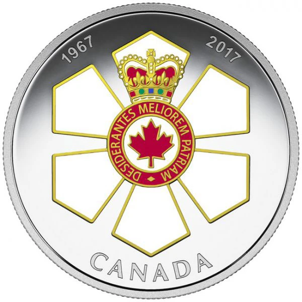 20 dolar Stříbrná mince Řád Kanady