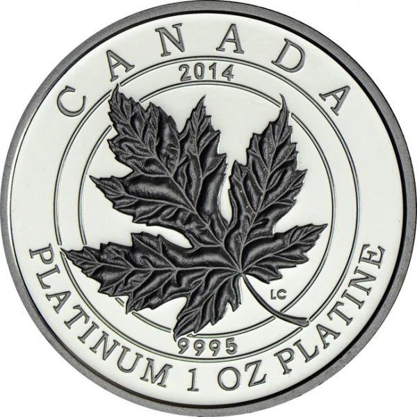 300 dolar Platinová mince Maple Leaf Forever 1 Oz PP