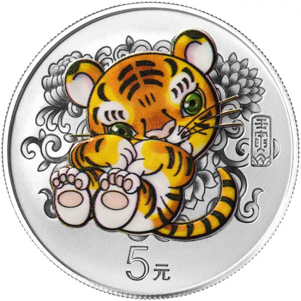Lunární tygr 15 g stříbro
