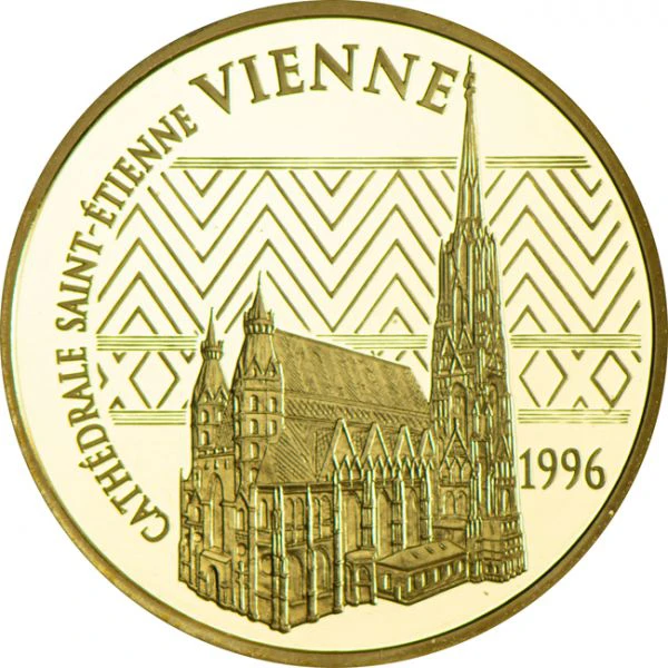 Zlatá mince Katedrála svatého Štěpána 