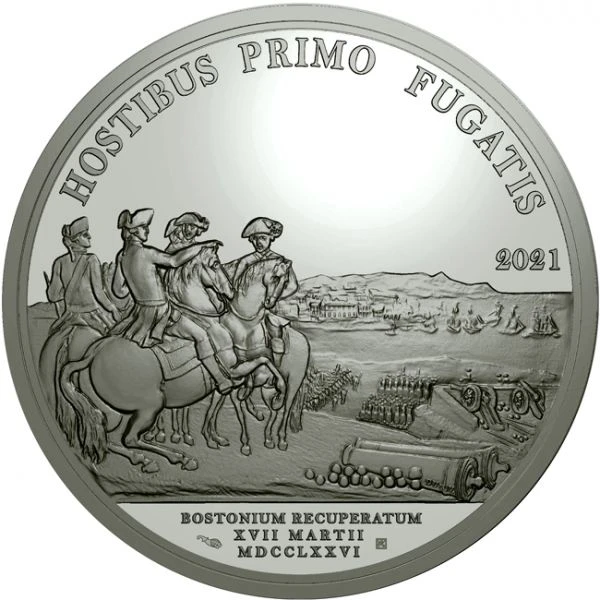 10 Euro Stříbrná mince Washington před Bostonem