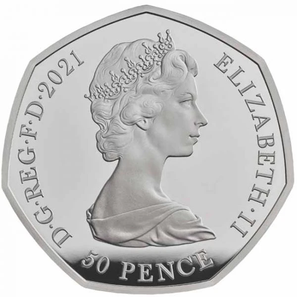 0,50 libra Stříbrná mince 50. výročí Decimal Day