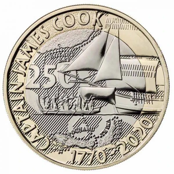 250 let objevné cesty Jamese Cooka, CuNi