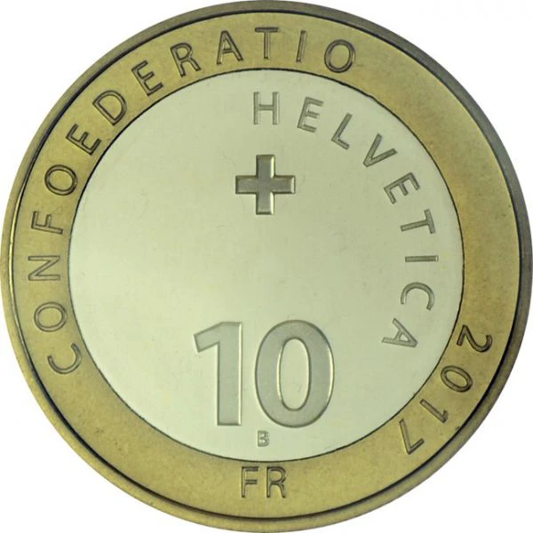 10 frank CuNi Alpínská flóra - Hořec UN