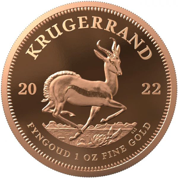 Jihoafrická mince Krugerrand 2022 - 1 unce zlata