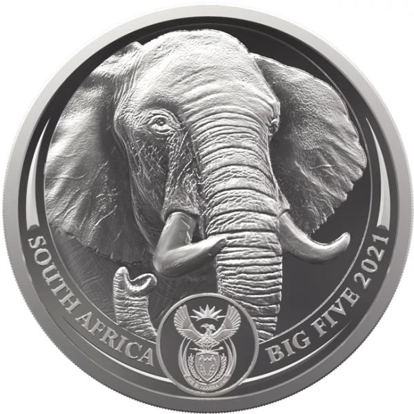 Big Five II - Slon 2021, 1 oz platiny