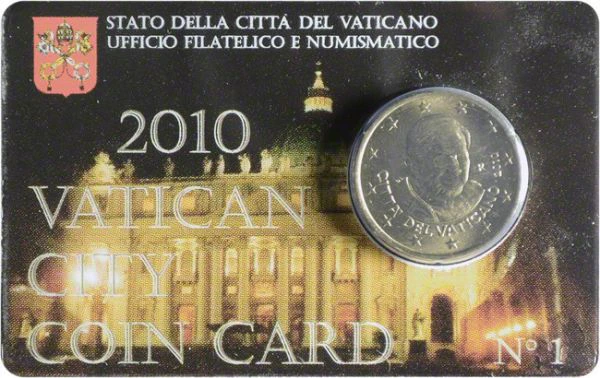 0,50 Euro CuNi - Vatikán 2010 UN