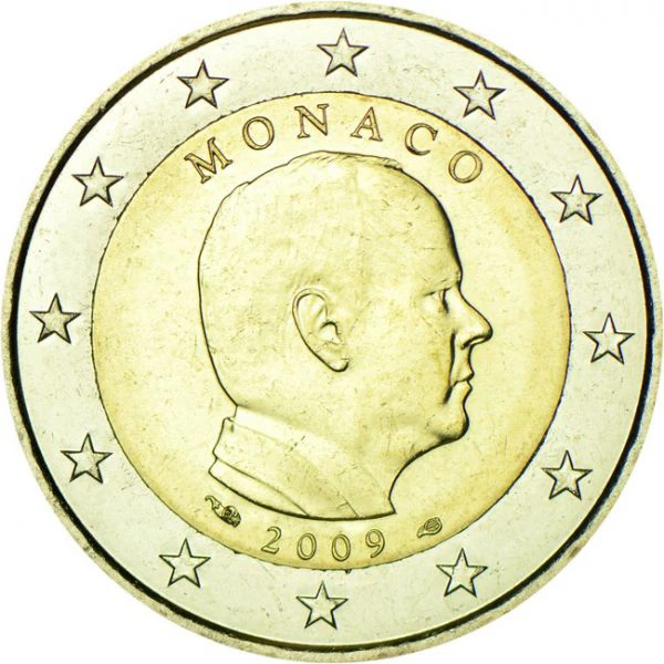 2 Euro CuNi Princ Albert II. OSN