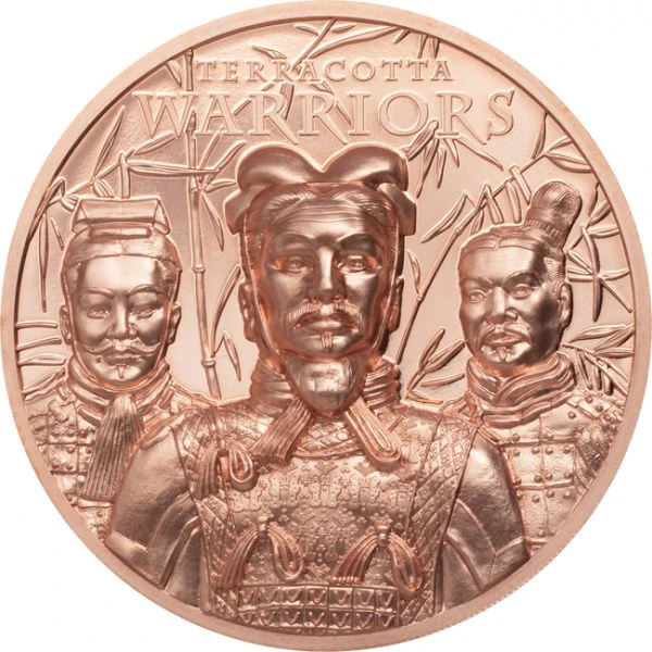 1 dolar Měděná mince Terakotoví válečníci