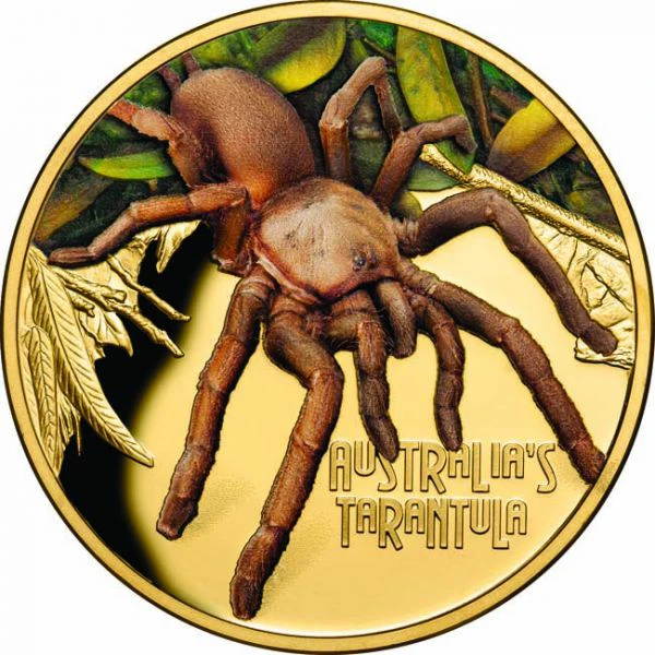 100 dolar Zlatá mince Tarantule 1 Oz