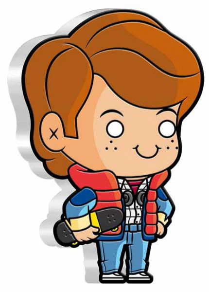 Marty McFly stříbrný 