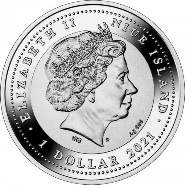 1 dolar Stříbrná mince Lunární buvol - 7 Elementů